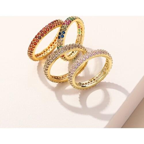 JUJIA Rings With Crystals