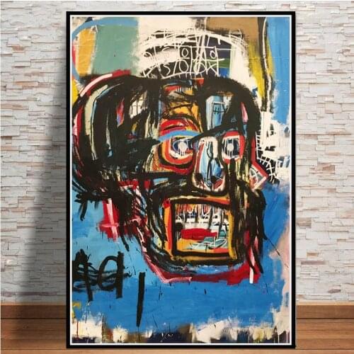 Canvas Painting Posters And Prints Pictures On The Wall Jean Michel Graffiti Modern Artist Abstract Decorative Home Decor Plakat