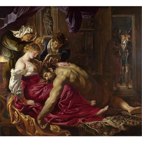 Canvas Prints (Samson i Dalila Rubens) Canvas painting canvas prints picture oil painting reproduction no frame