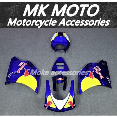 Motorcycle Fairings Kit Fit For 748 916 996 998 Bodywork Set Abs High Quality Abs Injection Red Blue Bull