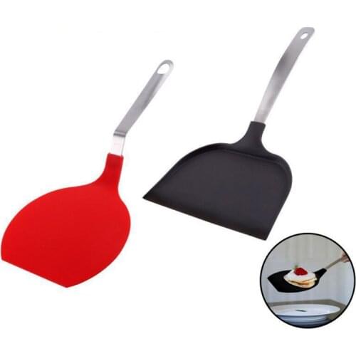 Kitchen Pizza Shovel Stainless Steel Baking Pastry Tools With Handle Cake Transfer Shovel Kitchen Cooking Utensils R