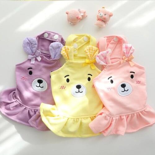 Summer Pet Clothes Dog Dress For Dogs Skirt Dog Wedding Dresses Yorkshire Clothes For Dogs Chihuahua Pet Cat Dress Ropa Perro
