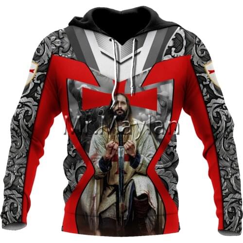 Newest Knight Templar Armor Pullover Streetwear Harajuku Funny Tracksuit 3DPrint Zipper/Hoodies/Sweatshirt/Jacket/Men/Women S945