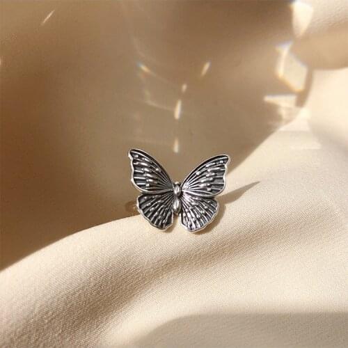 New Arrivals Charming Butterfly Ring for Women Boho Knuckle Party Rings Gothic Punk Jewelry Gifts for Girls