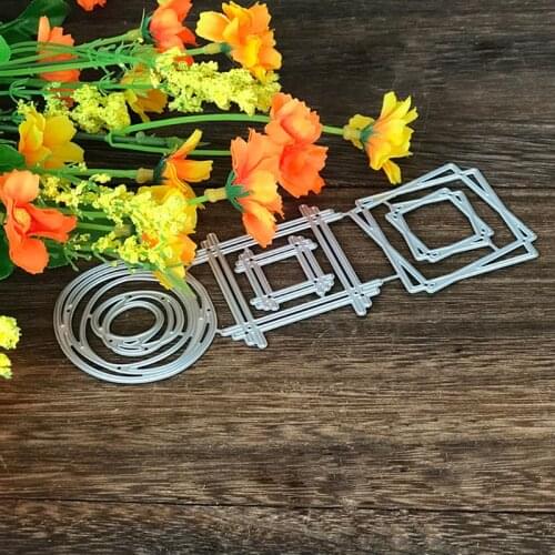 Carbon Steel Cartoon Geometric Shape Cutting Die Embossing Stencil Template Mold DIY Paper Art Craft Scrapbook Bookmark Card