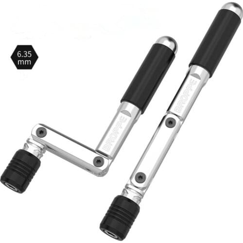 BROPPE Universal Variable Angle Hand Screwdriver Quick Change Screwdriver Set for 6.35mm Screwdriver Bits