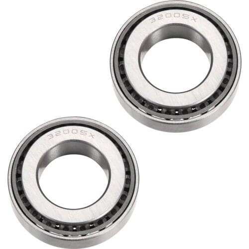 Uxcell 32004X-32016X Single Row Tapered Roller Bearing Cone and Cup Set 20mm-80mm Bore 42mm-125mm OD 15mm-25mm Thickness