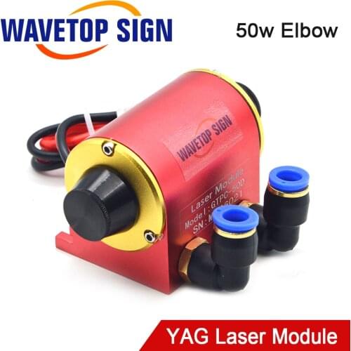 WaveTopSign JiTai GTPC 50D 50W Elbow YAG Laser Module GTPC-50D 90Degrees Laser Diode Pump use for YAG Laser Machine