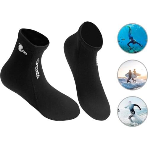 2mm Diving Surfing Socks Scratch Proof Non-slip Water Sports Beach Sock Swimming Boot Surfing Men Women Socks New