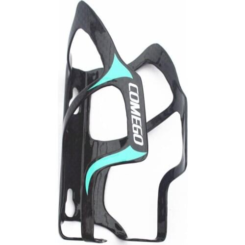 2pcs New COMEGO Road bicycle full carbon water bottle cages Mountain bike 3K carbon bottle holder with box blue