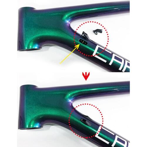 3 Pcs Bike Inner Line Hole Plug Derailleur / Brake Plug Road Frame Plugging Lead Loop