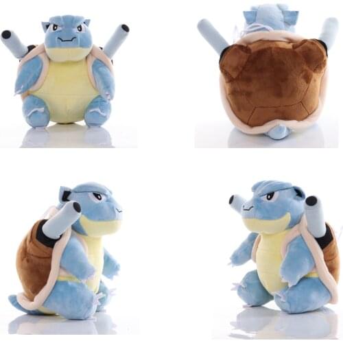 Anime Pokemoned Blastoise Kawaii Plush Toys Cute Collectibles Room Decoration Children Toys Holiday Gifts