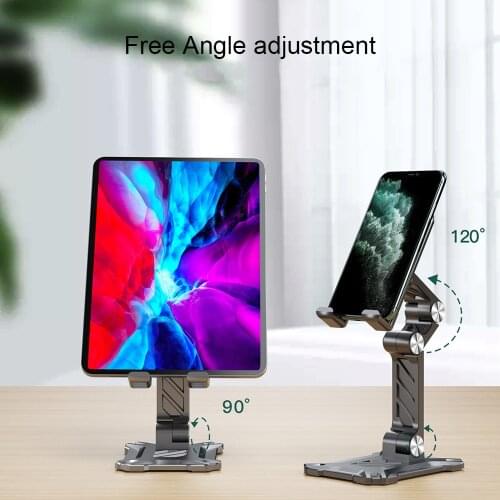 Floveme Phone Holder Folding Universal Tablet Mobile Phone Holder Lazy ipad Live Web Lesson Bracket Portable Smartphone Stand