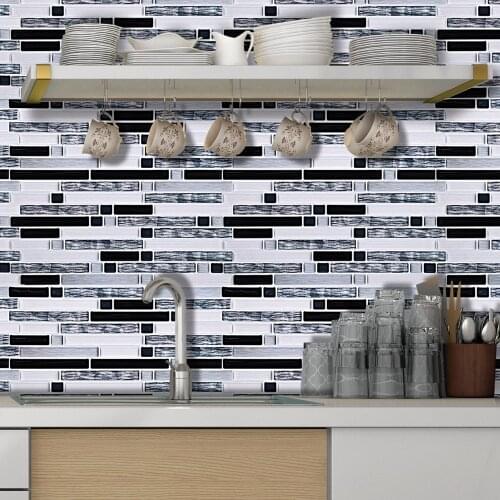 Vividtiles Self adhesive European Home Decor Removable Waterproof Vinyl Wallpaper 3D Peel and Stick Tiles - 1 Sheet