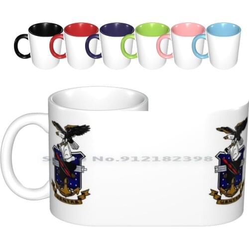 Test Pilot School ( Usntps ) Crest Ceramic Mugs Coffee Cups Milk Tea Mug Naval Test Pilot School Usntps Logo Crest Patch Emblem
