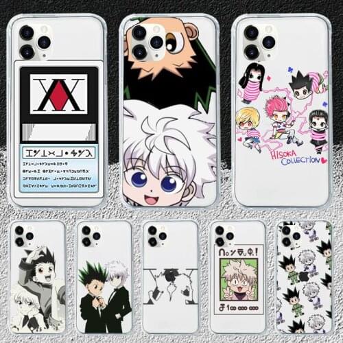 Anime Hunter X hunter Cool Phone Case Transparent for iPhone 11 12 mini pro XS MAX 6 6S 8 7 Plus X 5S SE 2020 XR