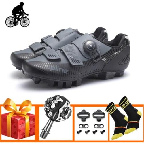 Cycling shoes men women sapatilha ciclismo mtb SPD shoes add Pedals self-locking breathable Athletic mountain bike sneakers
