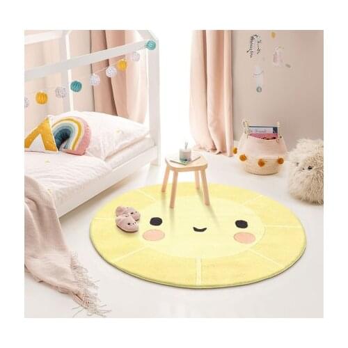 Round Carpet Nordic Childrens Room Lovely Chair Thickened Non-Slip Soft Mat