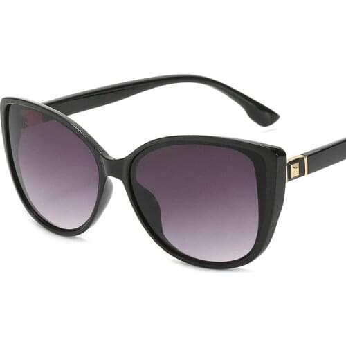 Vintage Fashion Big Frame Cat Eye Sunglasses For Woman Classic Trend Personality Eyewear Female Oculos Lunette De Soleil Femme