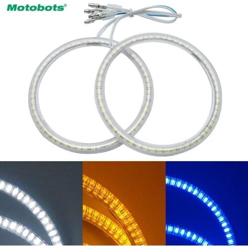 MOTOBOTS Motocycel 2Pcs/set 3528 SMD Angel Eyes Light Halo Ring For Yamaha Majesty250 Headlight Lamp 3-Color #FD-996