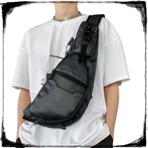 Mens Waterproof Nylon Sling Backpack, Multipurpose Crossbody Shoulder Bag Travel Daypack Hiking Backpacks