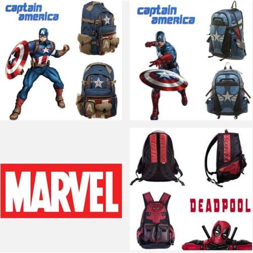 Disney Marvel Captain America Nylon Waterproof Travel Backpacks Men Women Climbing Bags Hiking Outdoor Sport School PC Backpack