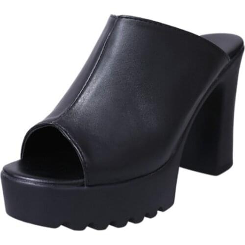 SHEBUYER Womens High-heeled Shoes
