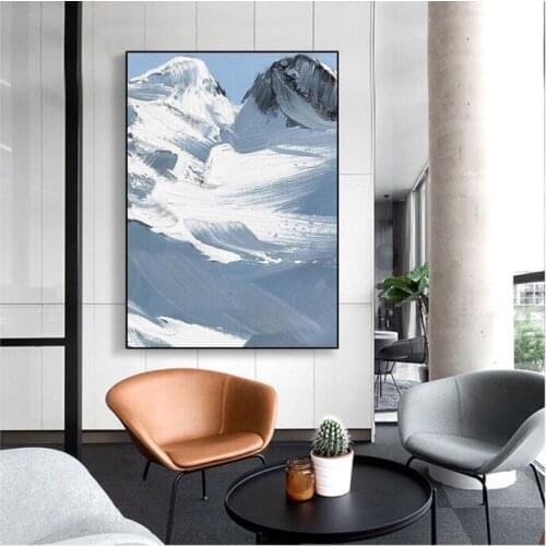 Handmade Modern Abstract oil painting Wall art pictures painted for bedroom Home Decor