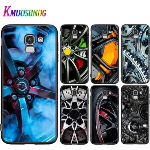 Sports car Wheels rims vehicle For Samsung Galaxy J2 J3 J4 Core J5 J6 J7 J8 Prime duo Plus 2018 2017 2016 Silicone Phone Case