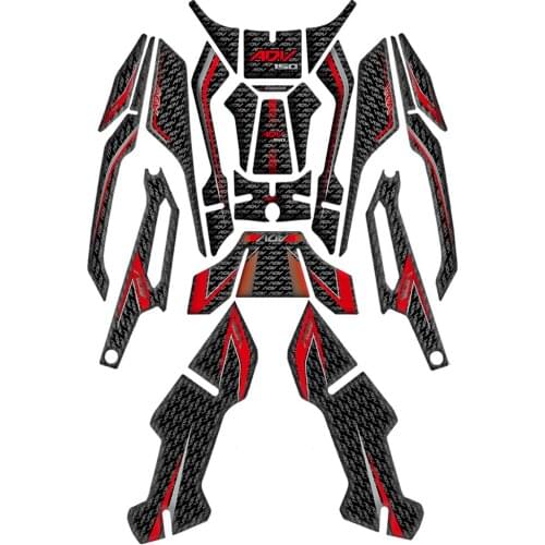 For adv150 ADV 150 2019 2020 Motorcycle Fuel Tank Sticker 3D Protection Sticker Motor Vehicle Fuel Tank Sticker