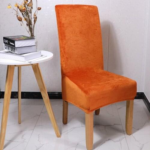 XL Size Poleyster Fabric Long Back Chair Cover Europe Style Dining Seat Chair Covers Chair Case Protector For Hotel Banquet Home
