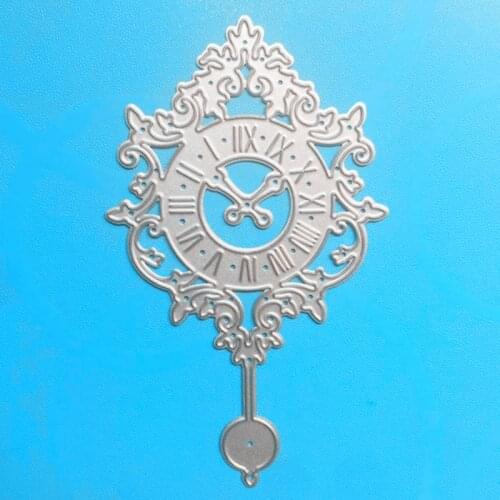 YLCD831 Clock Metal Cutting Dies For Scrapbooking Stencils DIY Album Paper Cards Decoration Embossing Folder Die Cutter Tools