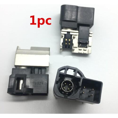 1pc original for mitsumi car navigation LVDS HSD+4P male socket A type black color plug connector