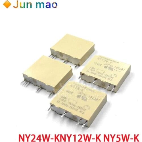 1PCS TAKAMISAWA RELAY NY5W-K NY12W-K NY24W-K 5V 12V 24V DC Brand new and original relay