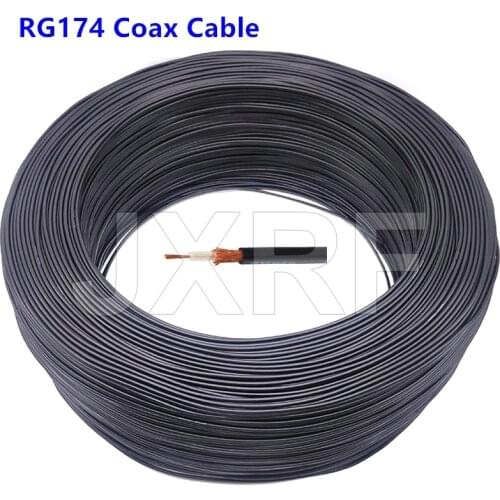 10meter RG174 Cable RF Coaxial cable 2.8mm 50 Ohm Low Loss 30ft for Crimp Connector fast shipping