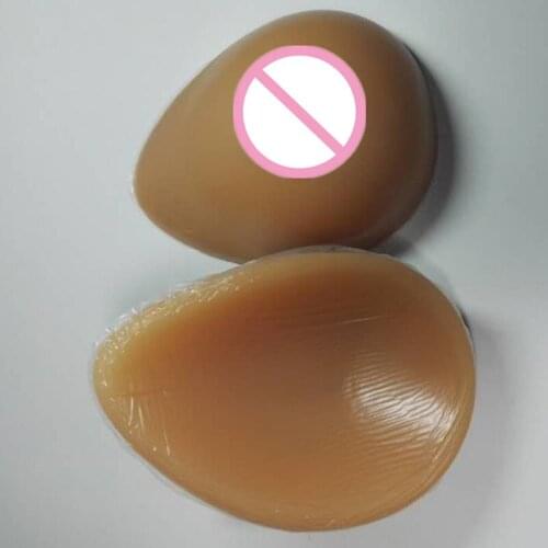 1200g/pair D C Cup Suntan/Nude False Breast Artificial Breasts Silicone Breast Forms Fake Boobs Realistic Silicone Breast Forms