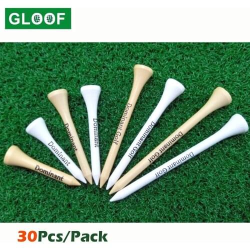 30Pcs/Pack Wooden Golf Tee Tees Replacement Driving Range Hitting Trainer Club Accessories Golf Holder