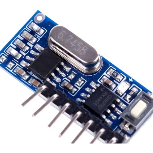 433Mhz Wireless RF 4 Channel Output Receiver Module And Transmitter EV1527 Code DC3.3~5V