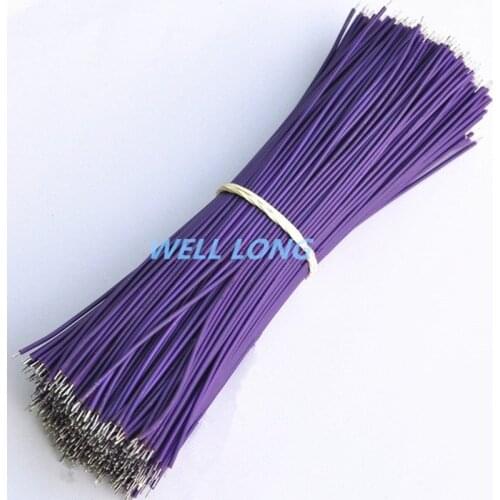 500 pcs/lot ) Purple Wire 150mm, UL-1007 26AWG Wire, Cable