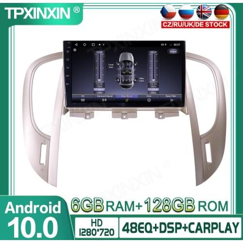 6+128G Android 10 For Buick Regal 2009-2013 Car Multimedia Player GPS Navigation Head Unit Auto Radio Audio Stereo Tape Recorder