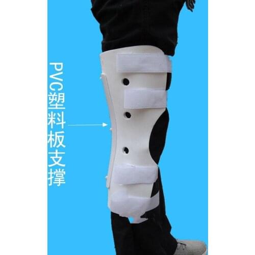 Knee fixation brace polymer PVC patella, kneecap fracture, sprained meniscus knee protector S / M / L both left and right foot