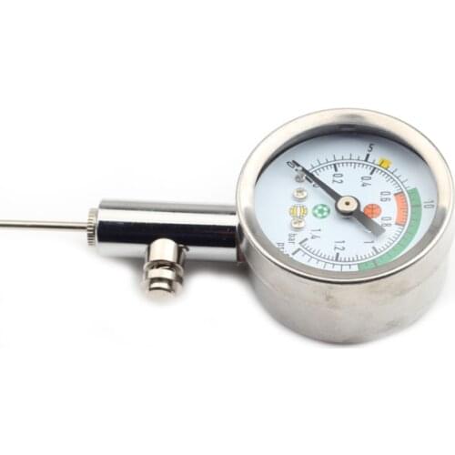 Basketball barometer professional metal gas pressure needle Soccer ball air watch for football volleyball handball barometers