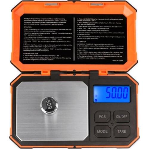 Digital Gram Scale Pocket Scale with LCD Display for Food Jewelry Medicine High Precision Jewelry Scale 100G x 0.01G