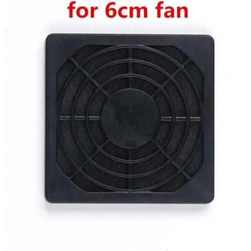 DuoWeiSi 3D Printer Parts 6cm axial fan dust net cover 60 fan three in one plastic dust net filter 64*64mm 6cm fan dust cover