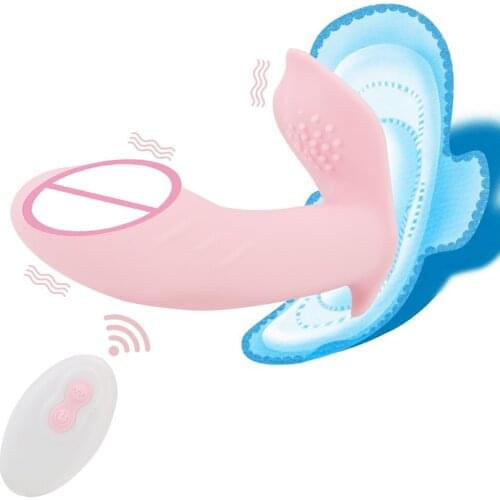 Wearable Dildo Vibrator Panty G Spot Massager Female Masturbator Sex Toys for Women Clitoris Stimulator Remote Control