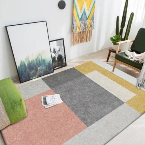 INS Large Plaid Modern European Style Carpets For Living Room Bedroom Kid Room Meeting Room Rugs Home Carpet Floor Mat Area Rug