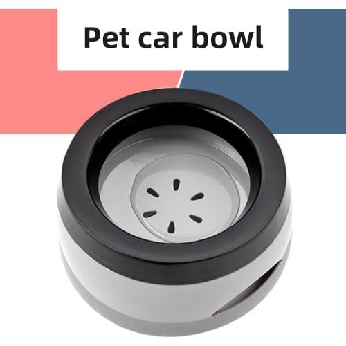 Pet Drinking Bowl Outdoors Travel Car Bowl Slippery and Splash-proof No Wet Cat Mouth Spill Dog Bowl Pet Dog Bowls Accessories