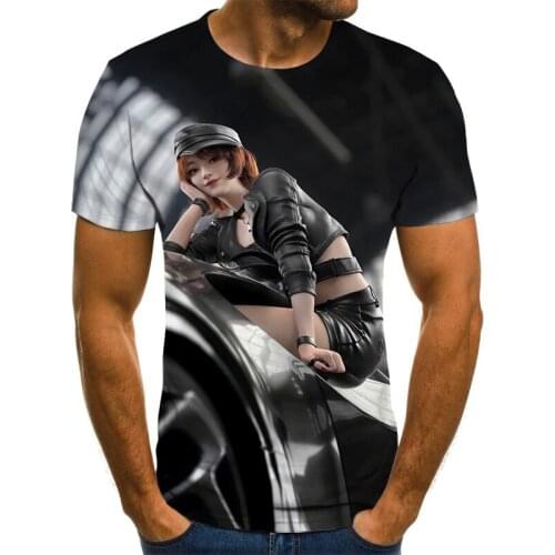 New hot selling in, 3D mens T-shirt, gentleman style design, short sleeves, summer fashion, beauty style pattern, short sleeves