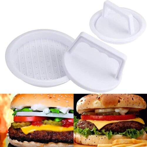 Food-Grade Round Shape Hamburger Press Stuffed Burger Press Meat Grill Patty BBQ Burger Maker Mould Tool Hamburger Machine Mold