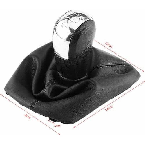 Shift Handball Knob for Skoda Octavias 5-speed Shift Lever Knob Joystick 2004-2012 Car Dust Cover Handle Head Supplies